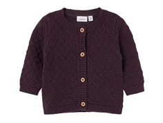 Name It plum perfect strik cardigan
